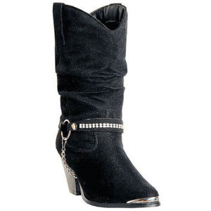 Dingo Gayle Microsuede Boots nib